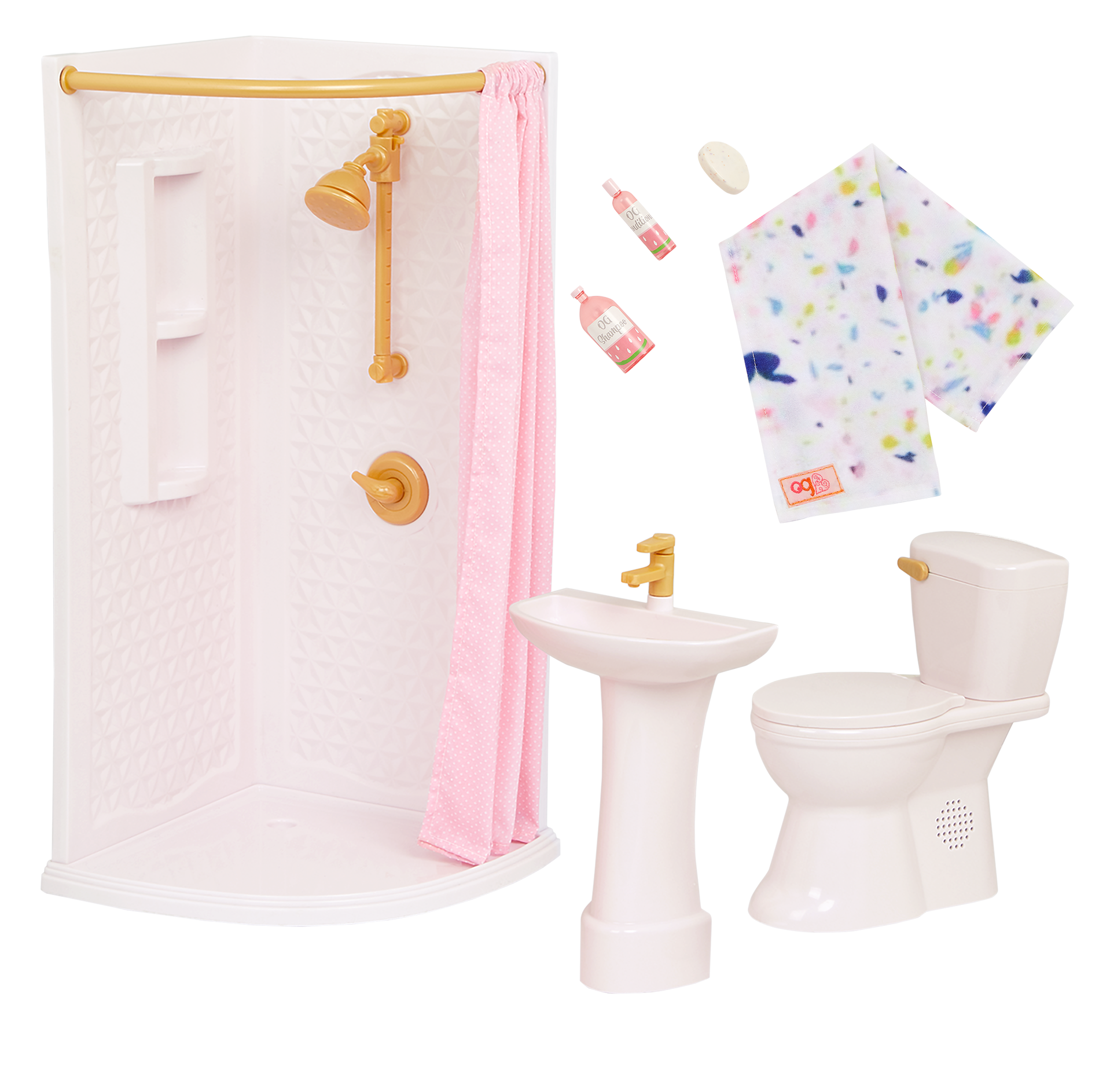 Sweet Bathroom 18-inch Doll Furniture Our Generation – Our