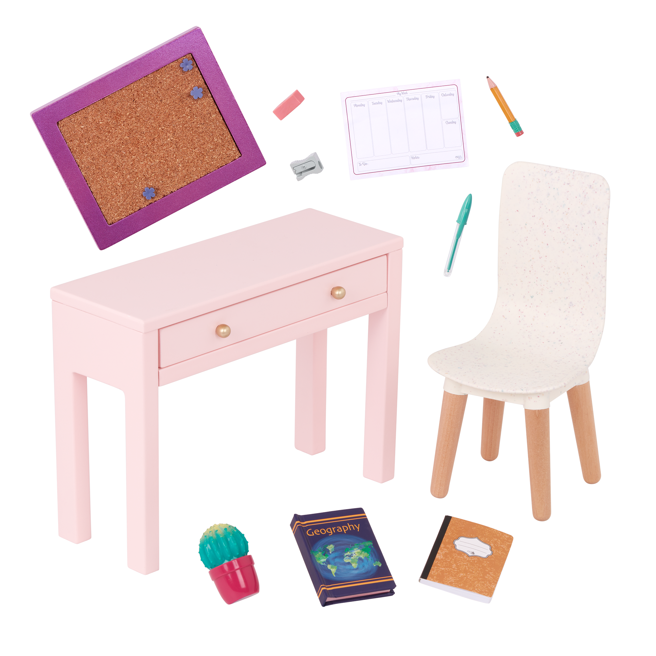 Doll desk discount and chair