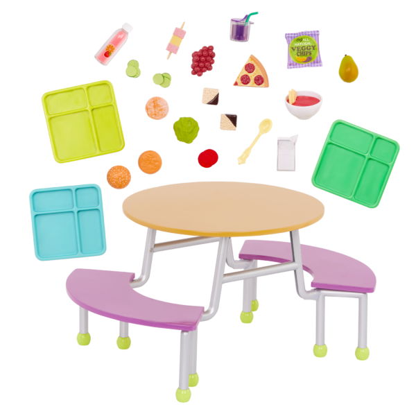 Cafeteria Table 18 inch Doll School Set Our Generation Our Generation Canada