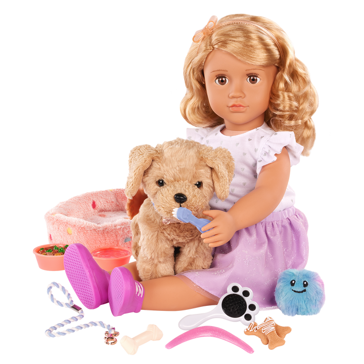 Our Generation Puppy Care & Play Set for 46 cm Dolls