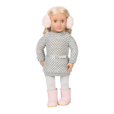 Winter Style oufit for 18 inch dolls