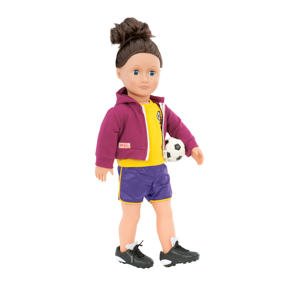 Team Player soccer outfit for 18-inch Dolls