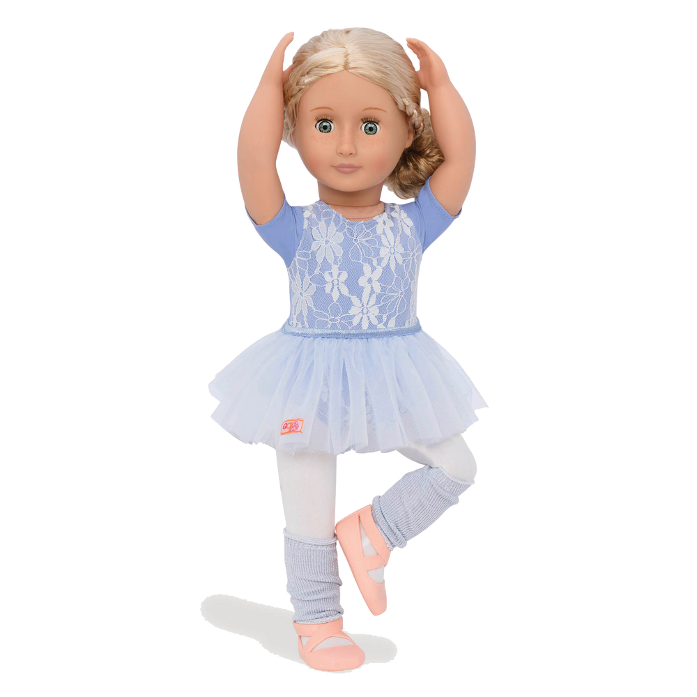 Ballet Belle Blue Ballet Outfit for 18-inch Dolls
