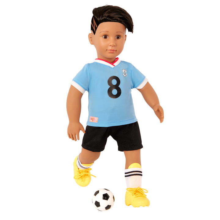 Our Generation Posable 46 cm Soccer Doll Mateo