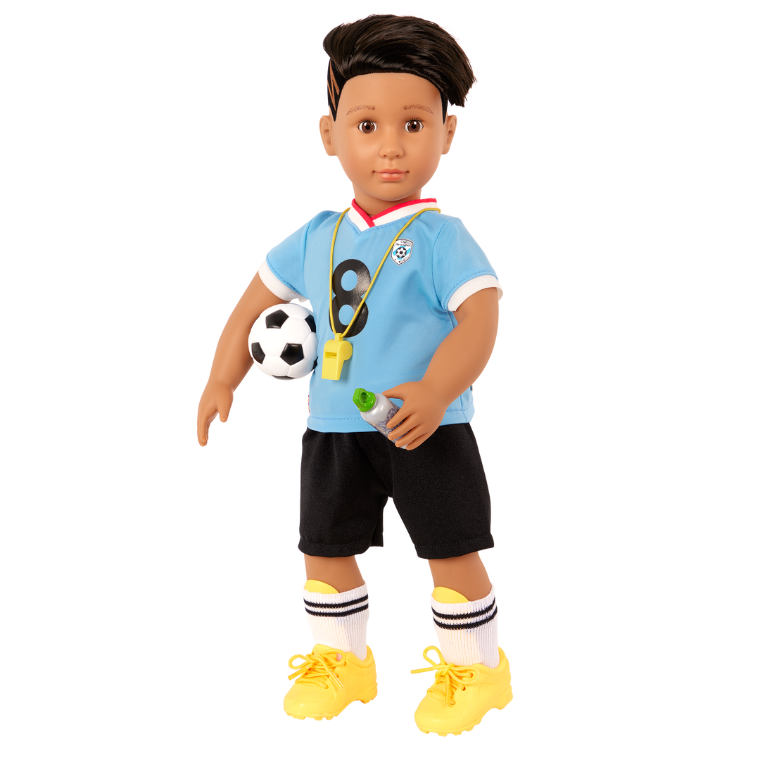 Our Generation Posable 46 cm Soccer Doll Mateo