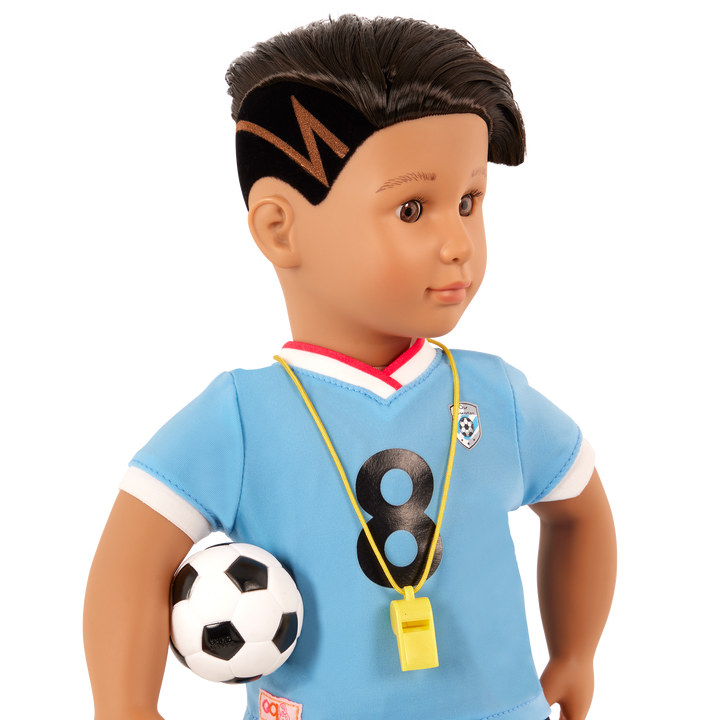 Our Generation Posable 46 cm Soccer Doll Mateo