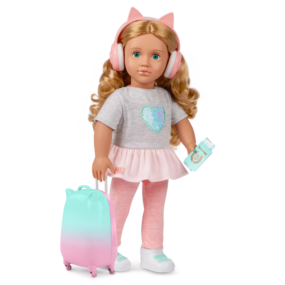 Our Generation 46 cm Doll Linzi & Travel Accessories