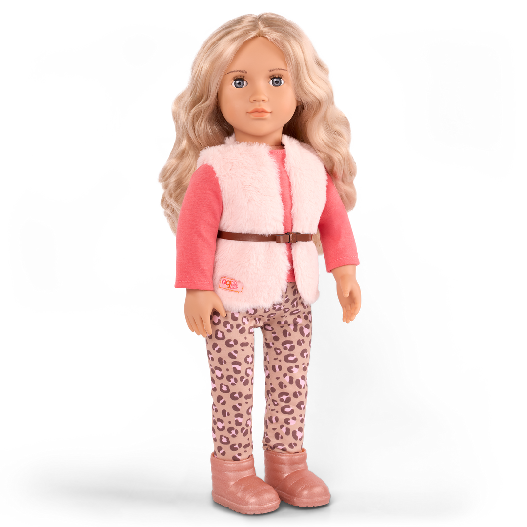 Our Generation 46 cm Doll Kinsley & Pet Puppy Kenzi