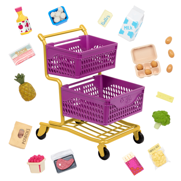 At the Market 18 inch Doll Shopping Cart Our Generation Our Generation Canada
