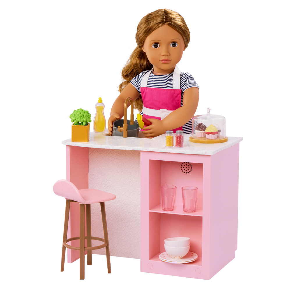 Furniture Ag Doll Kitchen Cooking Island 18