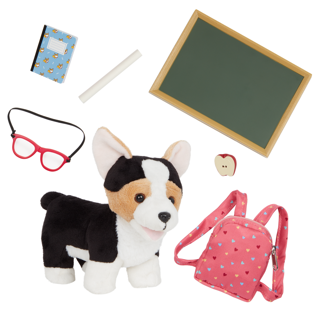 Our Generation Posable Preschool Puppy for 18-inch Dolls