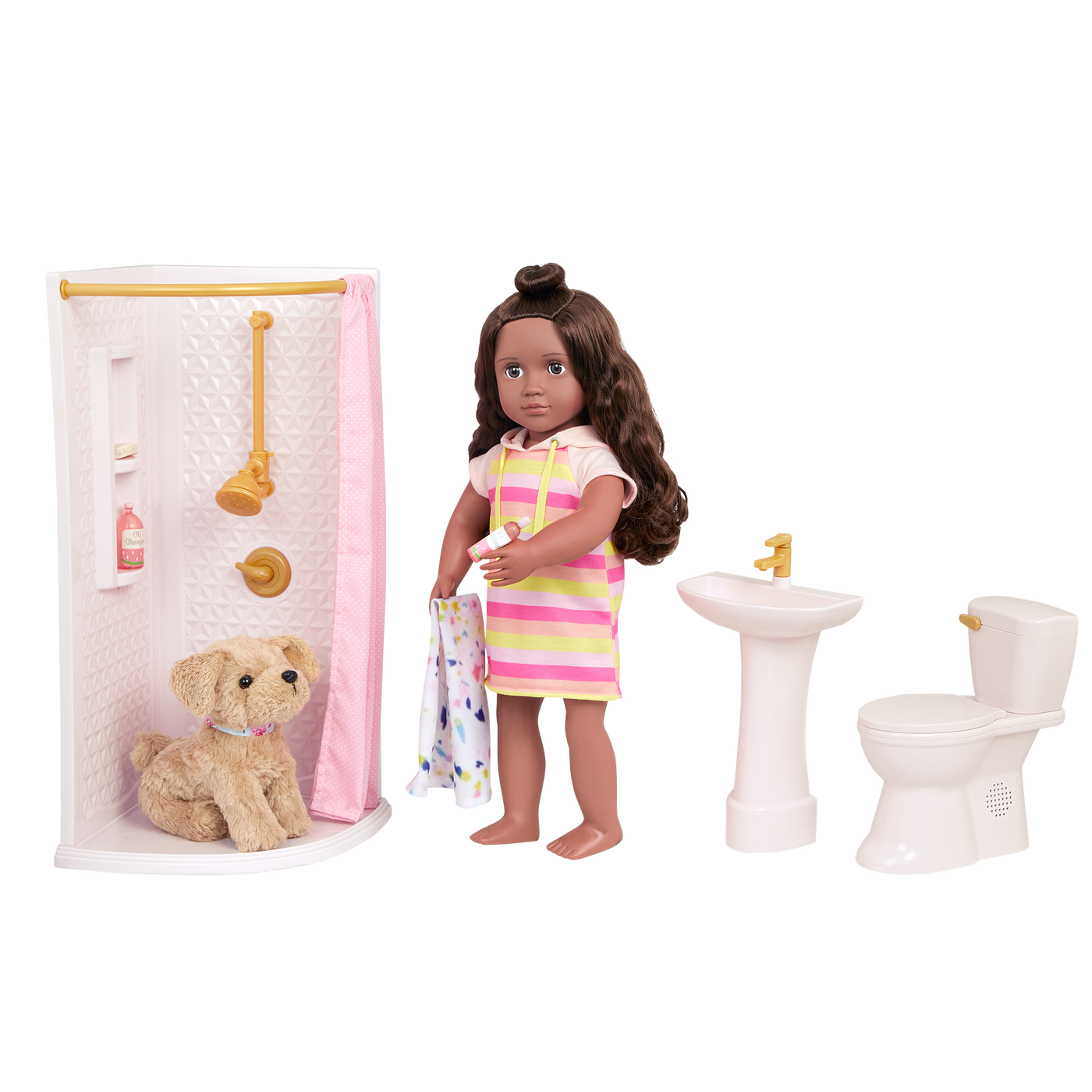 Sweet Bathroom 18 inch Doll Furniture Our Generation Our