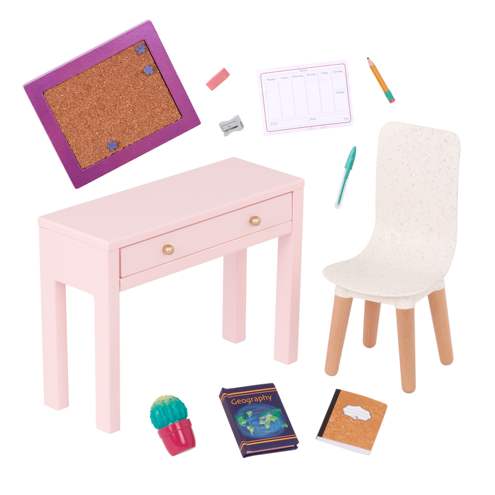 Our Generation Working Wonder Desk Furniture for 18-inch Dolls