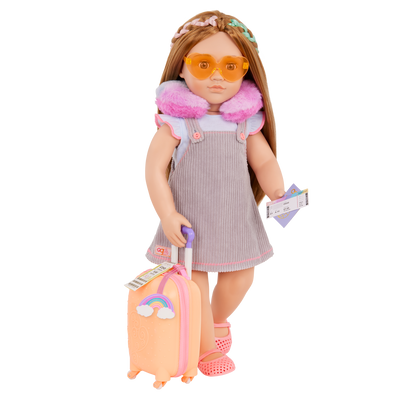 Our Generation Over the Rainbow Luggage Set for 18-inch Dolls