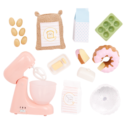 Our Generation Mix it Up Baking Set for 18-inch Dolls
