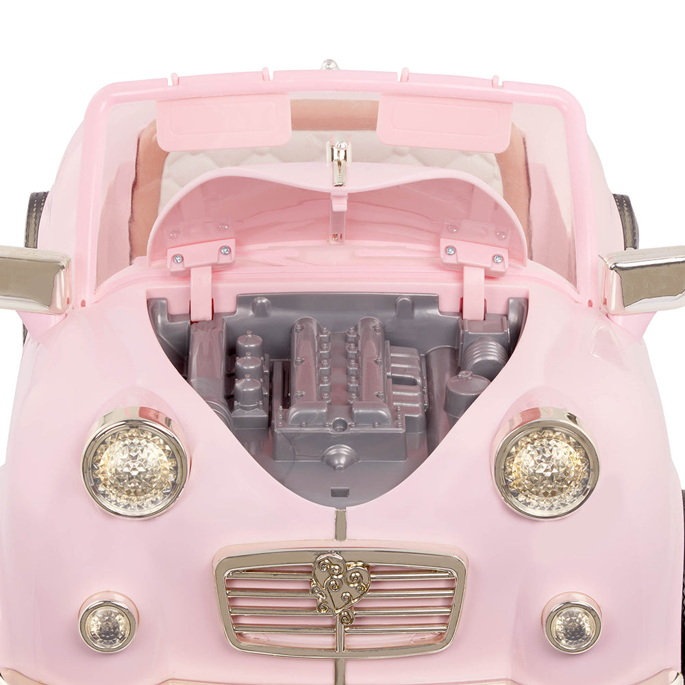 voiture décapotable Mauve Barbie + poupées - Mattel HBY29 voiture décapotable Mauve Barbie + poupées - Mattel HBY29