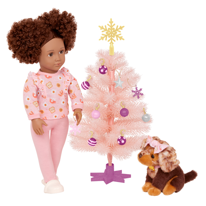 Our Generation Snowflakes & Sparkles Holiday Tree for 46 cm Dolls