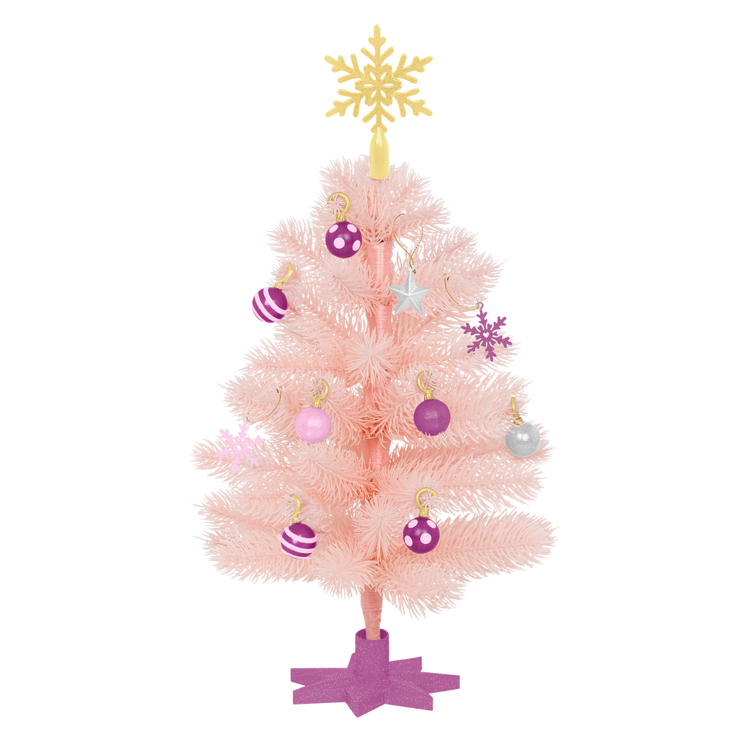 Our Generation Snowflakes & Sparkles Holiday Tree for 46 cm Dolls