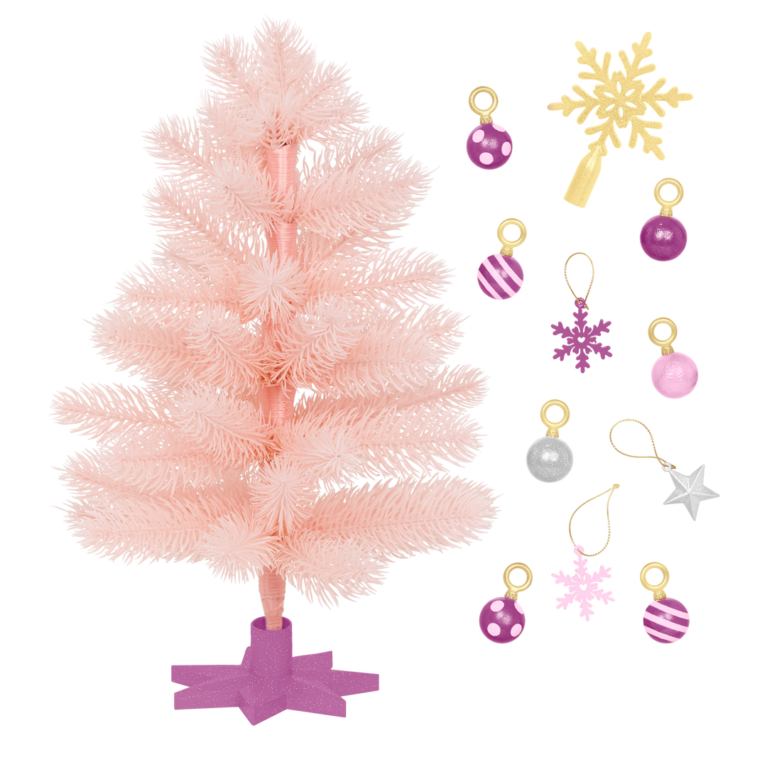 Our Generation Snowflakes & Sparkles Holiday Tree for 46 cm Dolls
