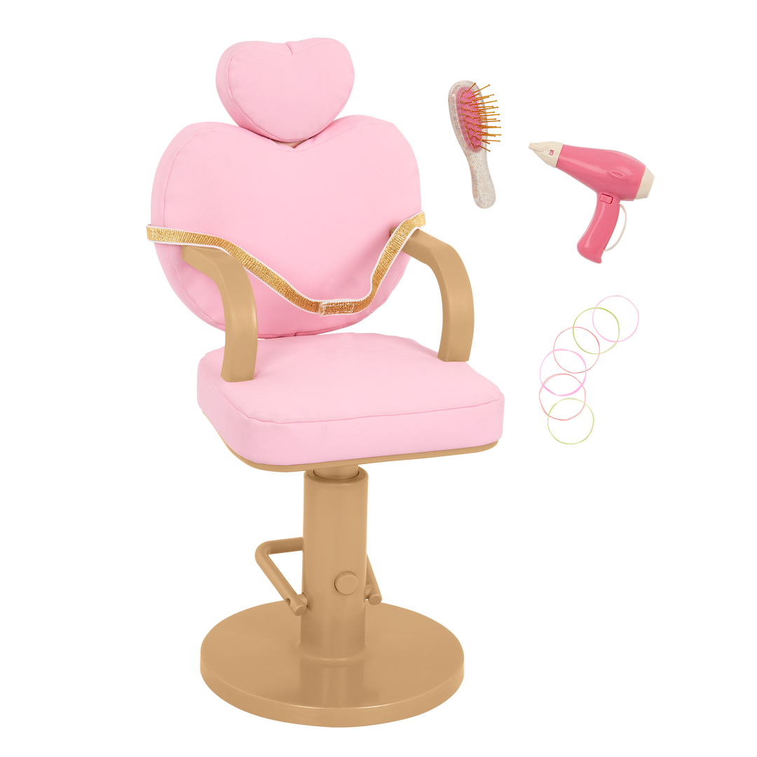 Our Generation Sweet Salon Chair for 46 cm Dolls with accessories