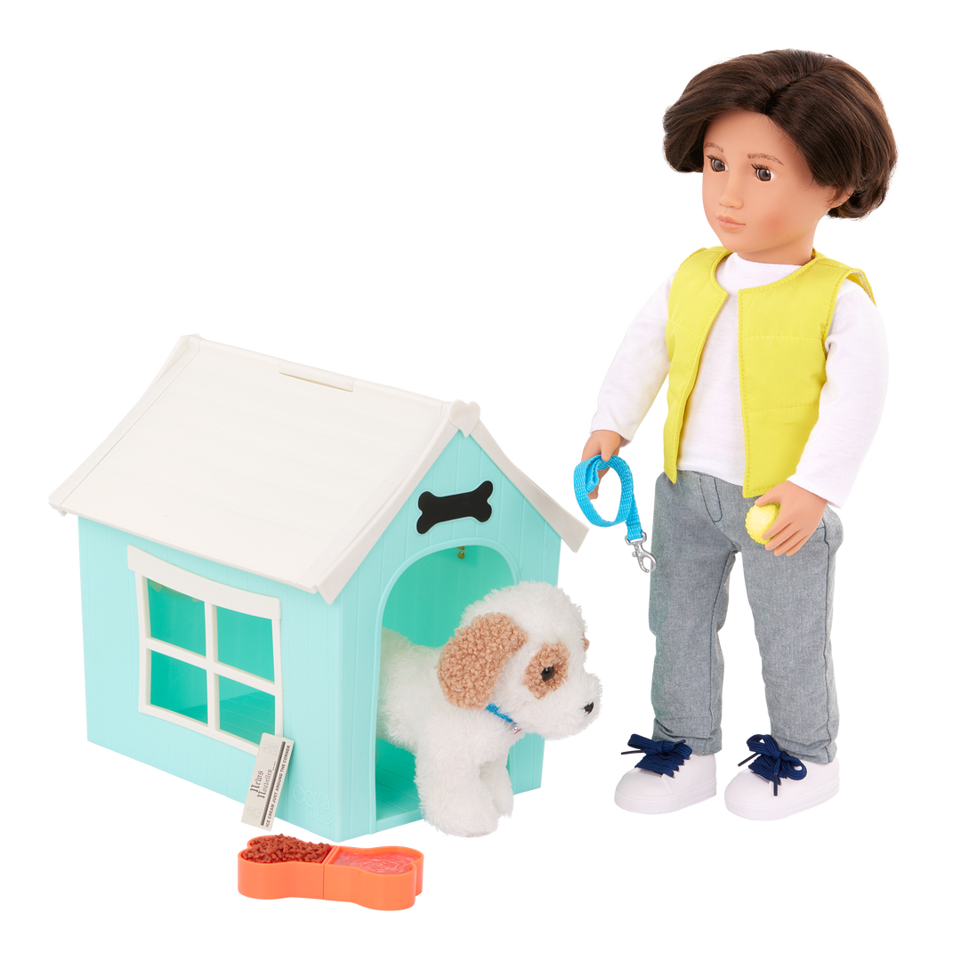 Our Generation Puppy Place Dog House & Pet Set for 46 cm Dolls