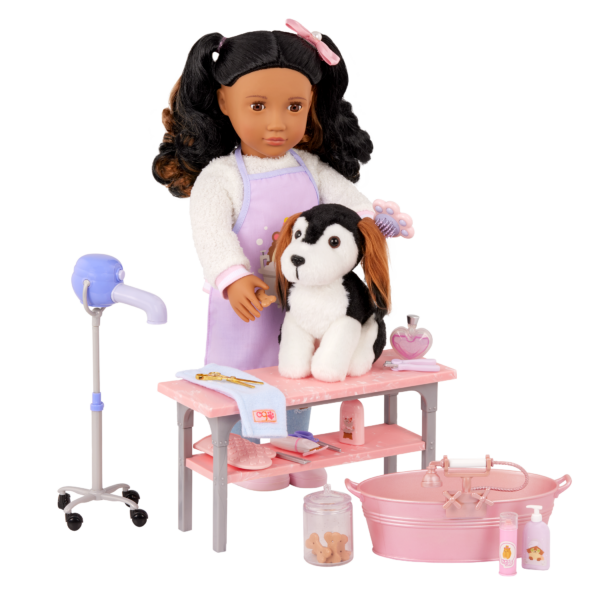 Ensemble de toilettage pour animaux Scrub &amp; Style