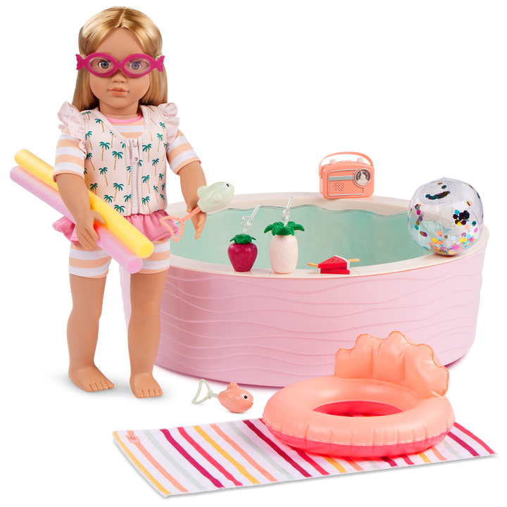 Plaisir au bord de la piscine