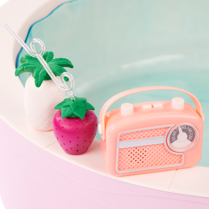 Plaisir au bord de la piscine