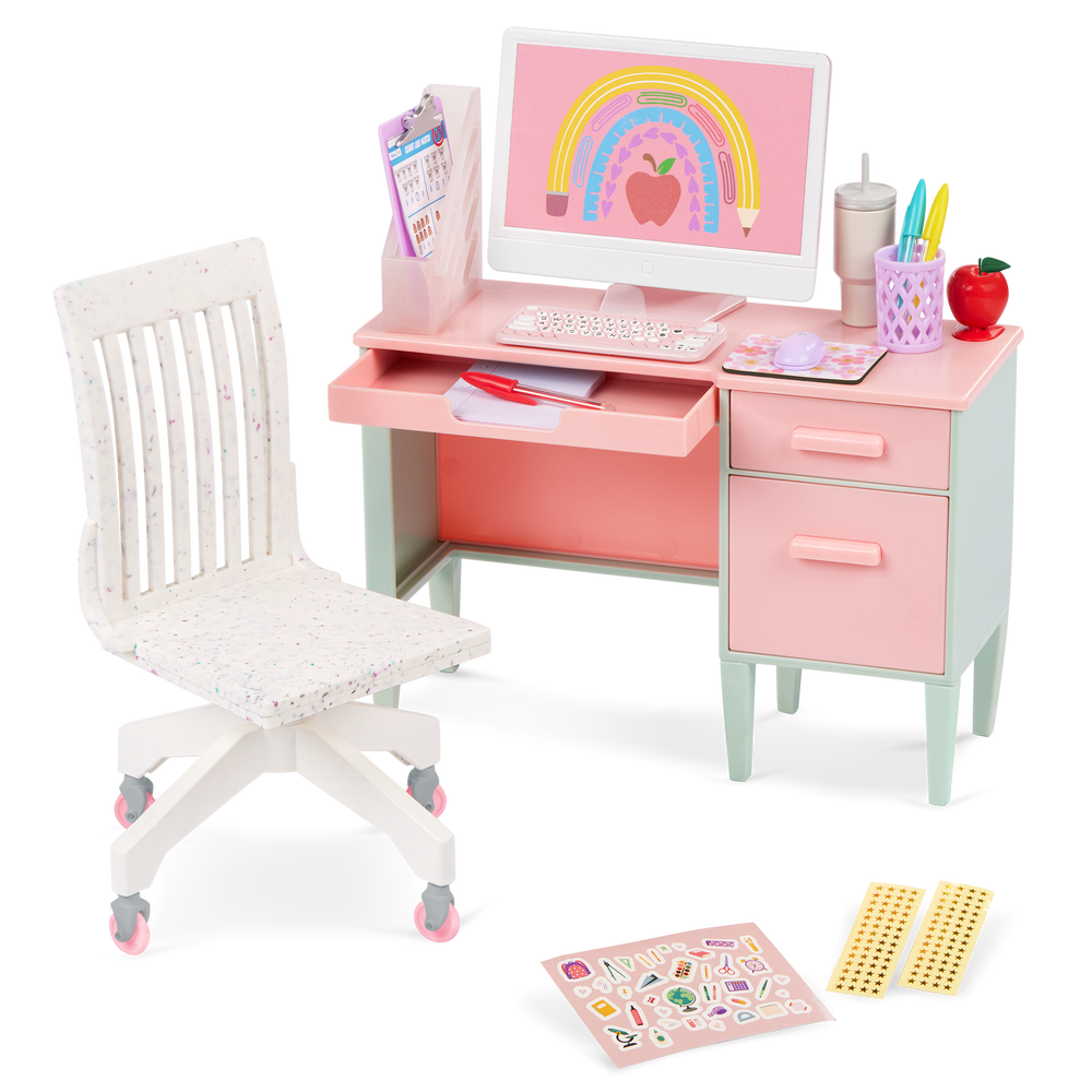 Our Generation Class in Session School Desk Set for 46 cm Dolls