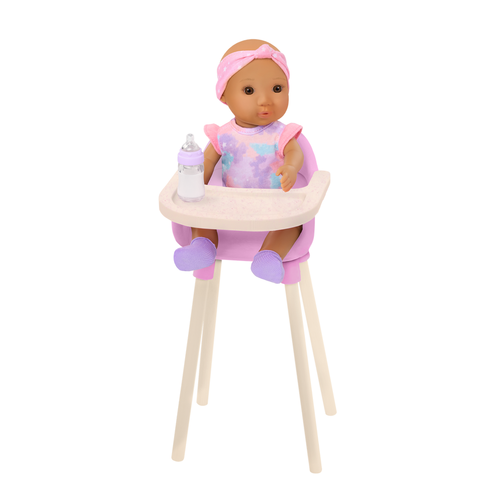 Our Generation Baby Emilia & Mealtime Set