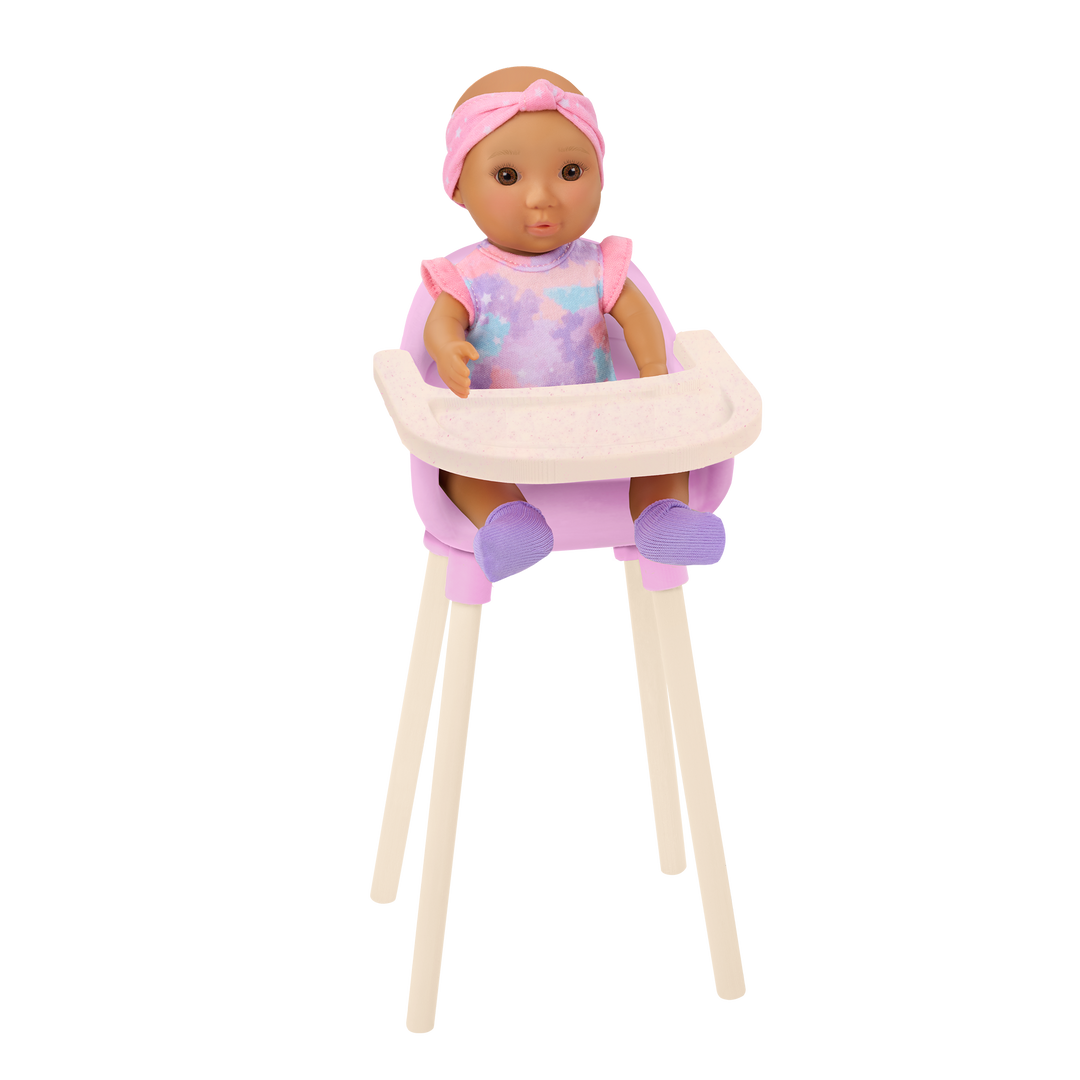 Our Generation Baby Emilia & Mealtime Set