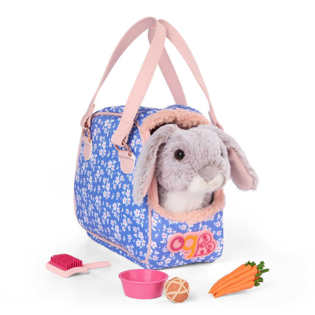 Our Generation Hop In Bunny Carrier Accessory Set for 46 cm Dolls
