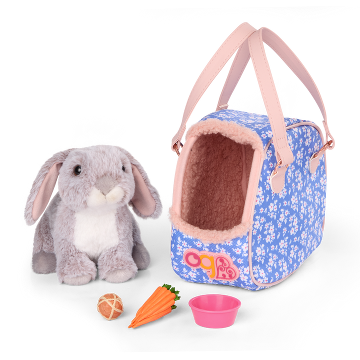 Our Generation Hop In Bunny Carrier Accessory Set for 46 cm Dolls
