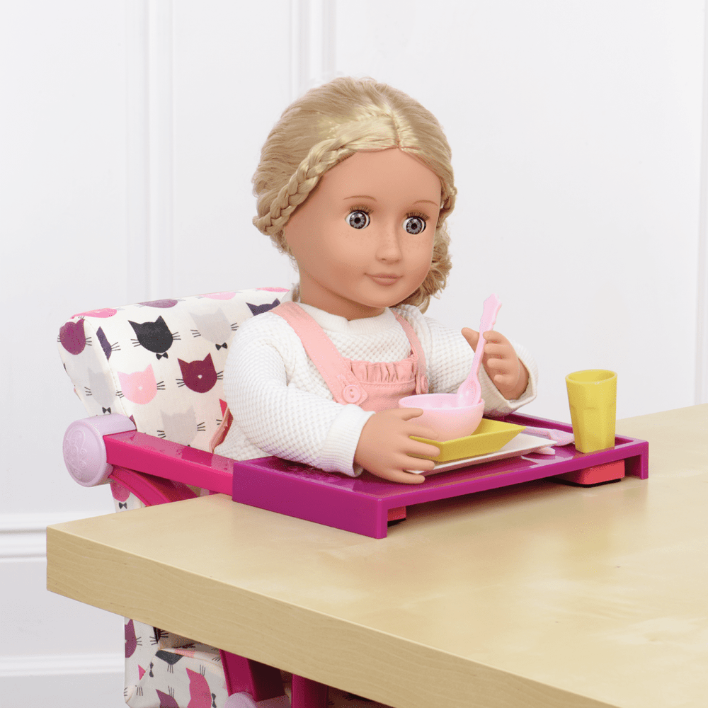 Clip-on chair for 46 cm doll