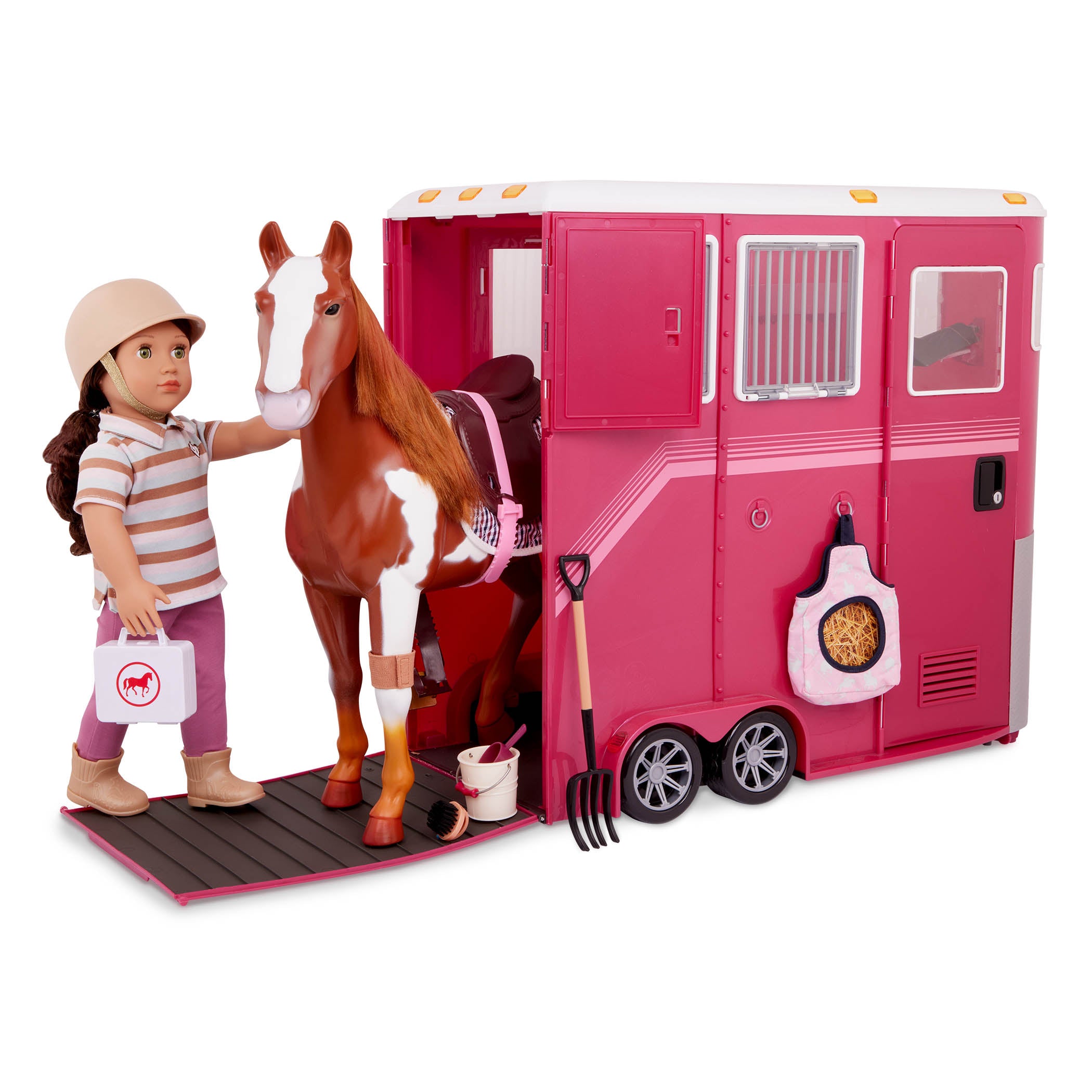 Mane Attraction 18 Doll Horse Trailer Our Generation Our Generation Canada