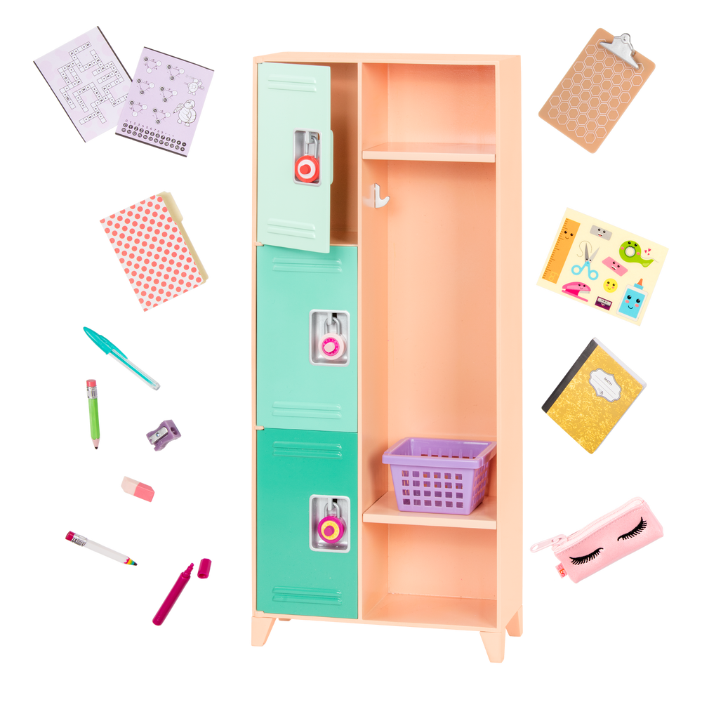 School locker playset