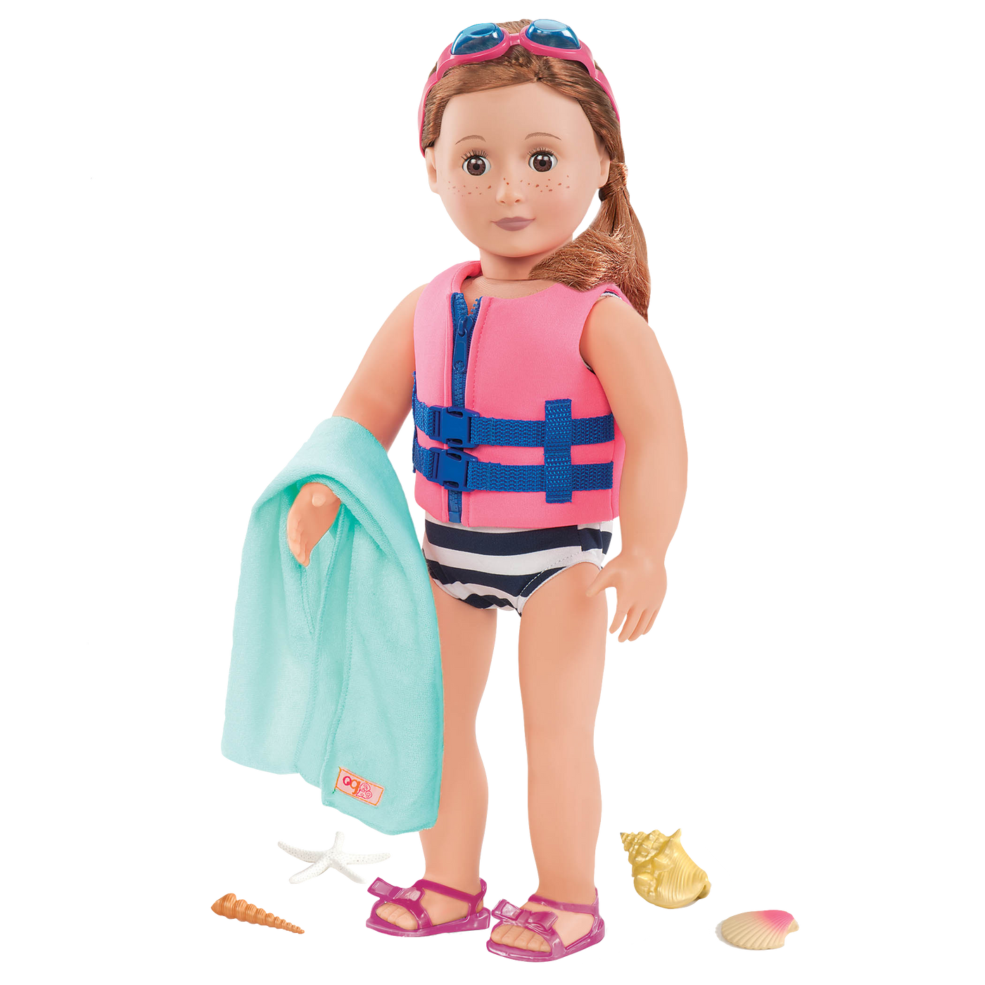 Fun Day Sun Day Beach Outfit for 18-inch Dolls