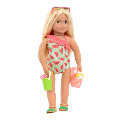 Slice of fun swimsuit outfit for dolls
