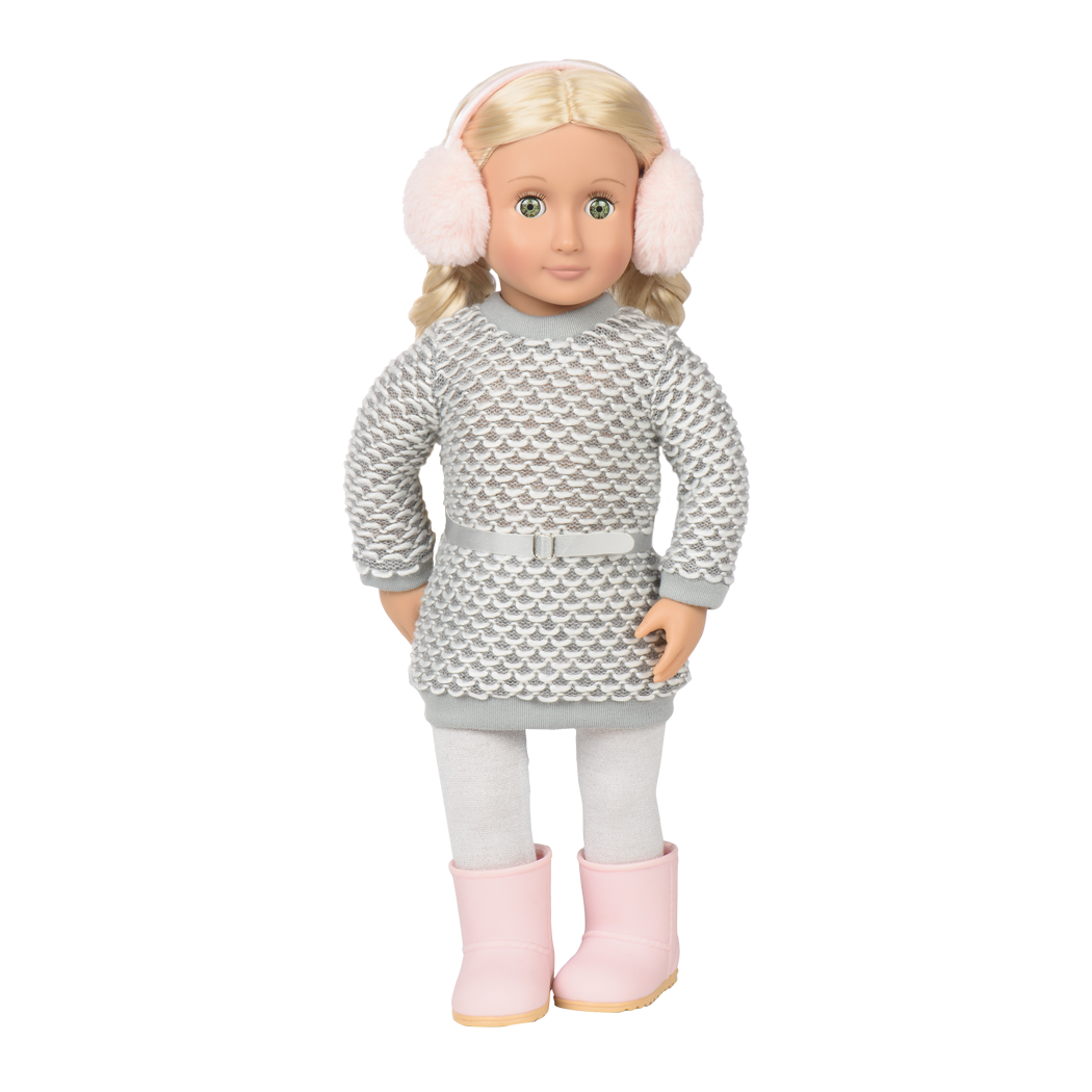 Winter Style oufit for 18 inch dolls