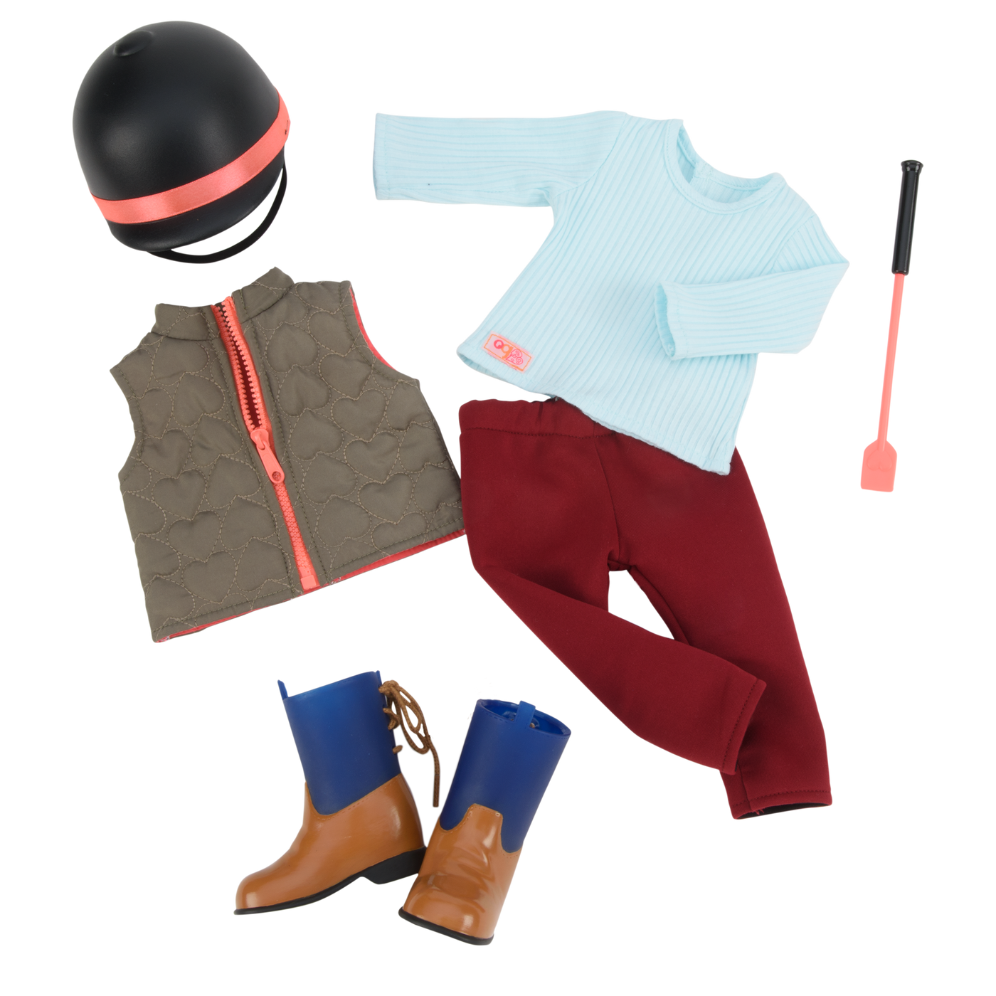 Well Groomed Horseback Riding Outfit for 18-inch Dolls