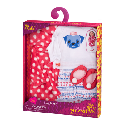 Snuggle Up deluxe pajama outfit all components