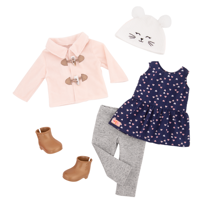 Our Generation Fashion Outfit for 18 Dolls - Cheerfully Chilly