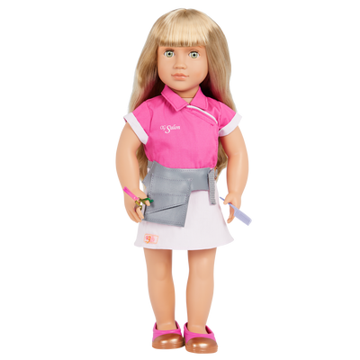 Our Generation Style Streak Hair Salon Outfit for 18-inch Dolls