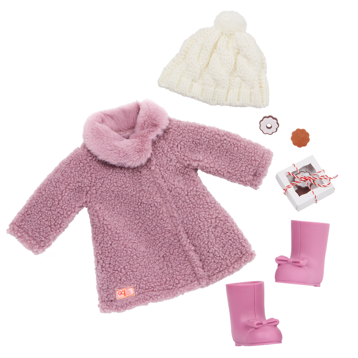 Our Generation Wonderfully Warm Coat Outfit for 18-inch Dolls