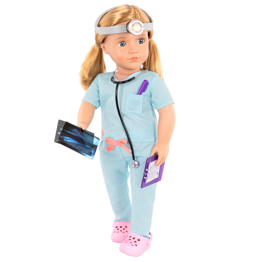 18-inch Doctor Doll Tonia