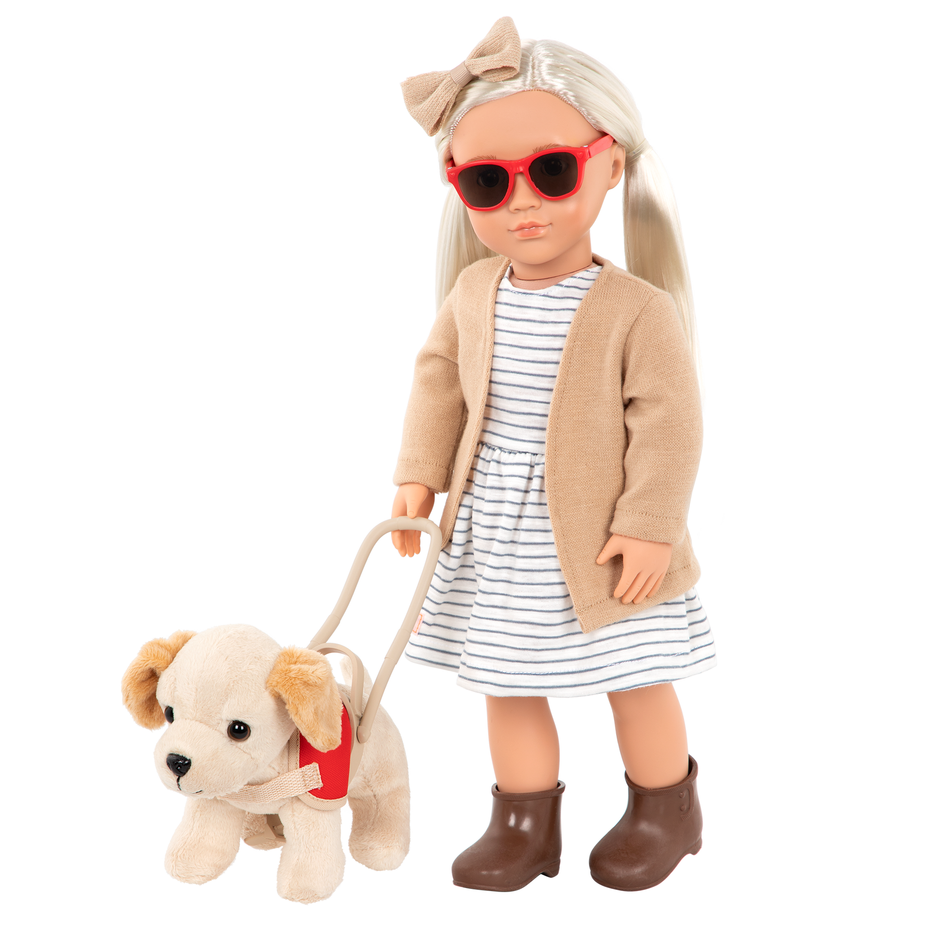 Dog dolls top with changeable hair