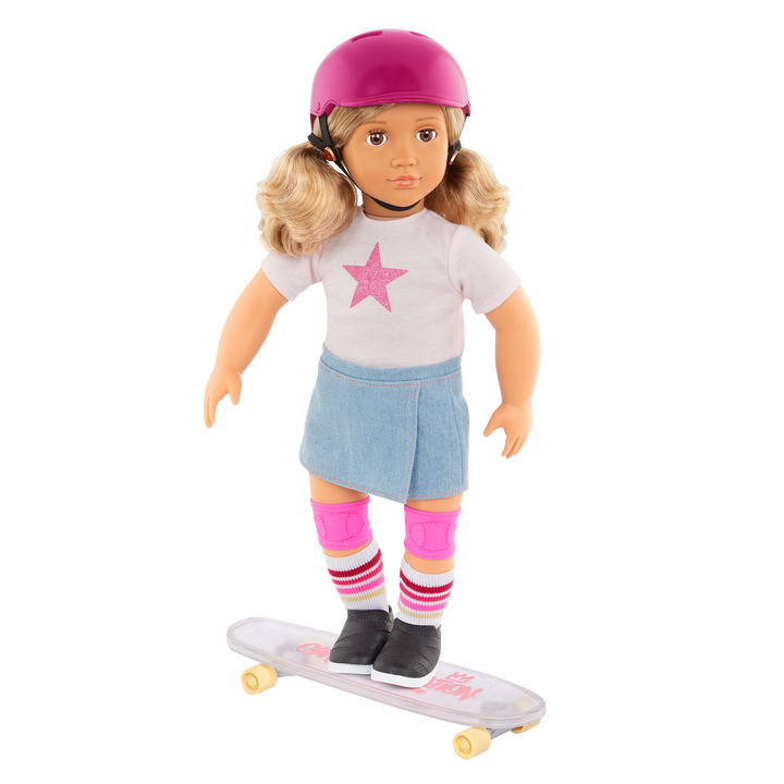 Our Generation Posable 18-inch Skateboarder Doll Ollie