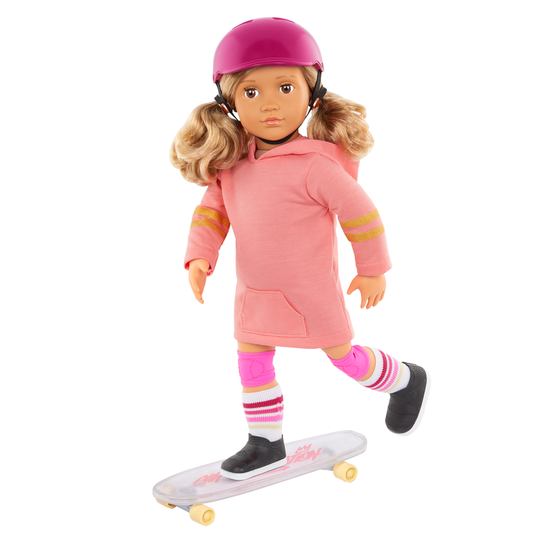 Our Generation Posable 18-inch Skateboarder Doll Ollie