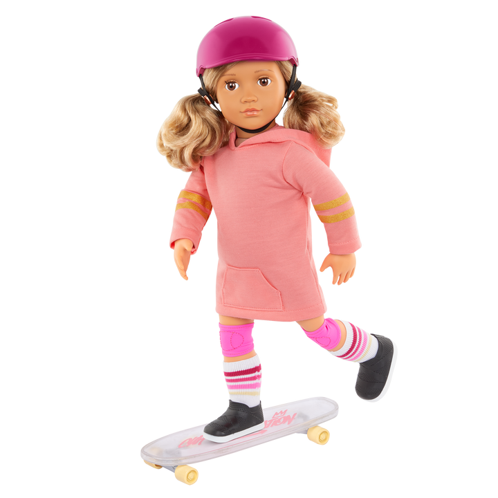 Our Generation Posable 18-inch Skateboarder Doll Ollie