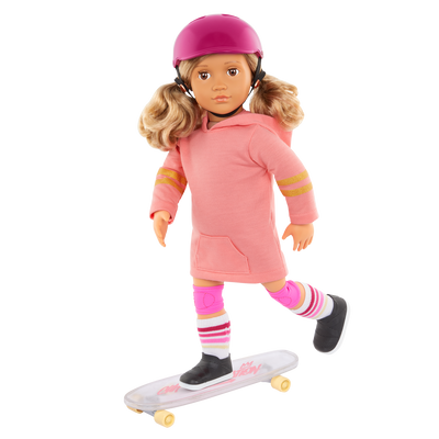 Our Generation Posable 18-inch Skateboarder Doll Ollie